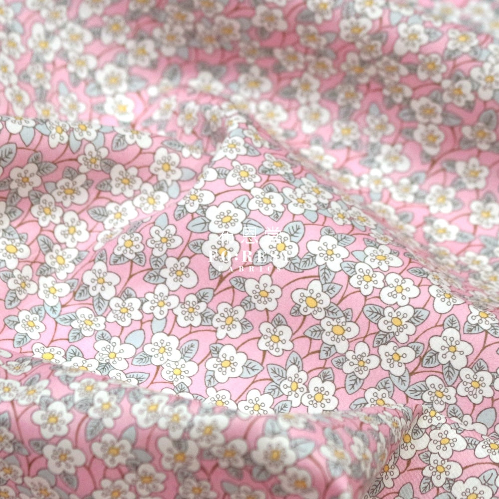 Liberty Of London (Cotton Tana Lawn Fabric) - Ffion Pink Cotton