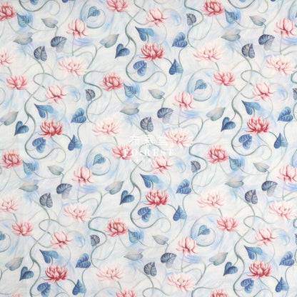 Liberty of London (Cotton Tana Lawn Fabric) - Float Away Blue - FO:REST Fabric 布恩堂Liberty fabrictana lawnjapanese fabricykk zipper