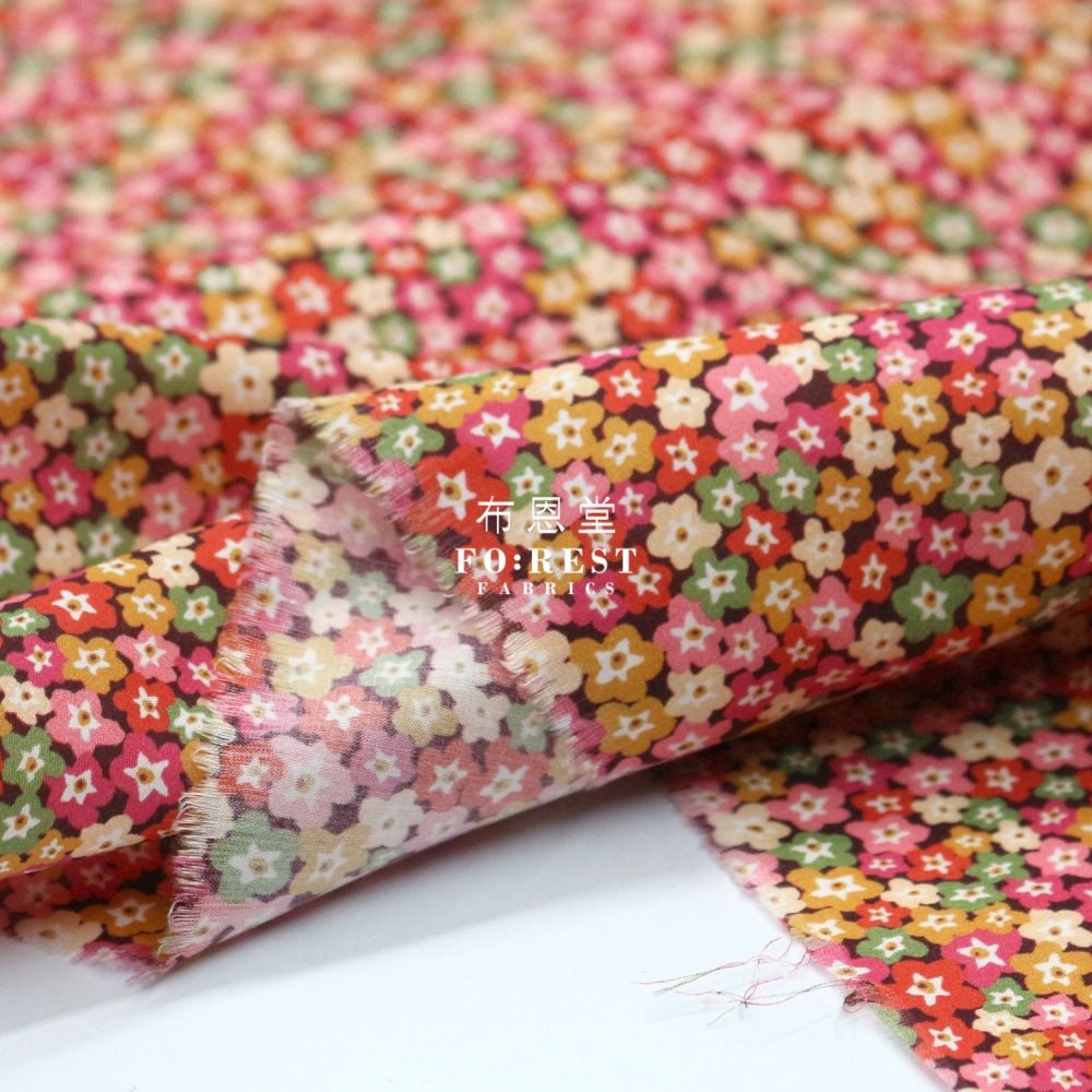 Liberty of London (Cotton Tana Lawn Fabric) - Floral Charm - FO:REST Fabric 布恩堂Liberty fabrictana lawnjapanese fabricykk zipper