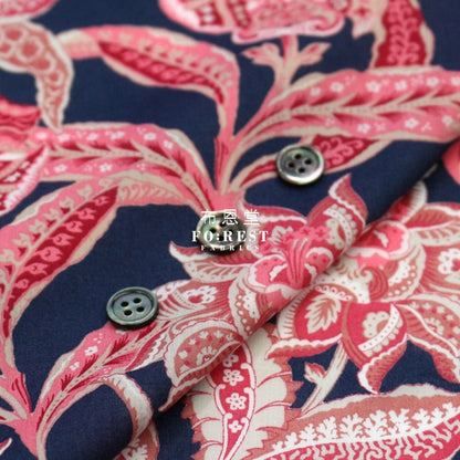 Liberty of London (Cotton Tana Lawn Fabric) - Floral Chintz Red - FO:REST Fabric 布恩堂Liberty fabrictana lawnjapanese fabricykk zipper
