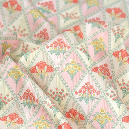 Liberty Of London (Cotton Tana Lawn Fabric) - Floral Harlequin Cotton
