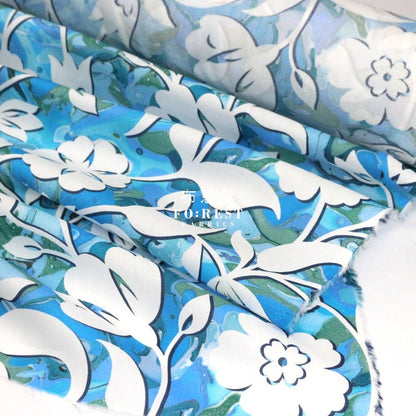 Liberty of London (Cotton Tana Lawn Fabric) - Floral Marble - FO:REST Fabric 布恩堂Liberty fabrictana lawnjapanese fabricykk zipper