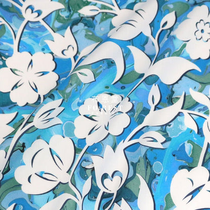 Liberty of London (Cotton Tana Lawn Fabric) - Floral Marble - FO:REST Fabric 布恩堂Liberty fabrictana lawnjapanese fabricykk zipper