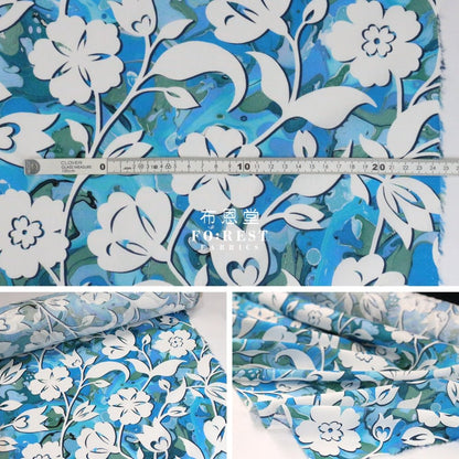 Liberty of London (Cotton Tana Lawn Fabric) - Floral Marble - FO:REST Fabric 布恩堂Liberty fabrictana lawnjapanese fabricykk zipper