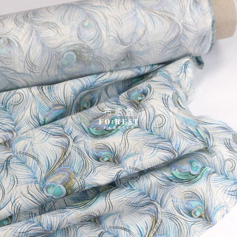 Liberty Of London (Cotton Tana Lawn Fabric) - Florentines Journey Blue Cotton