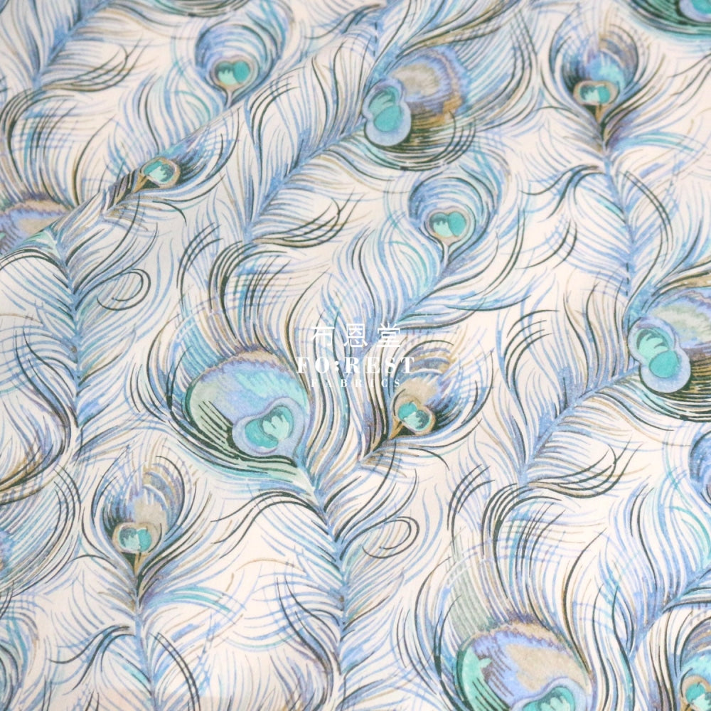 Liberty Of London (Cotton Tana Lawn Fabric) - Florentines Journey Blue Cotton