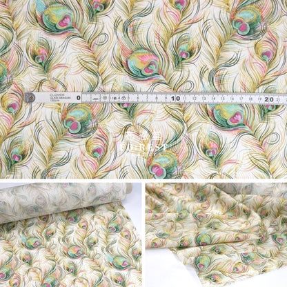 Liberty Of London (Cotton Tana Lawn Fabric) - Florentines Journey Green Cotton