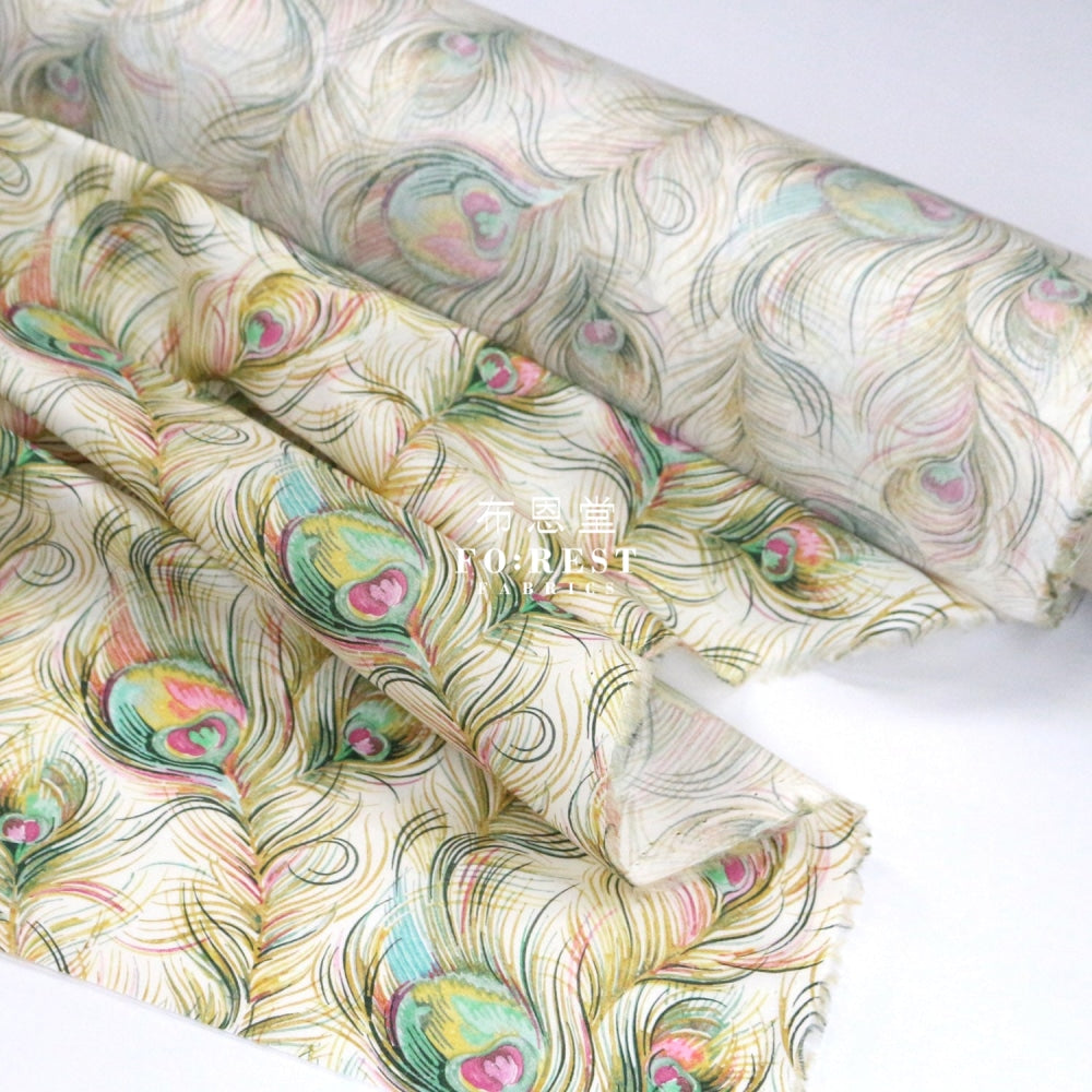 Liberty Of London (Cotton Tana Lawn Fabric) - Florentines Journey Green Cotton