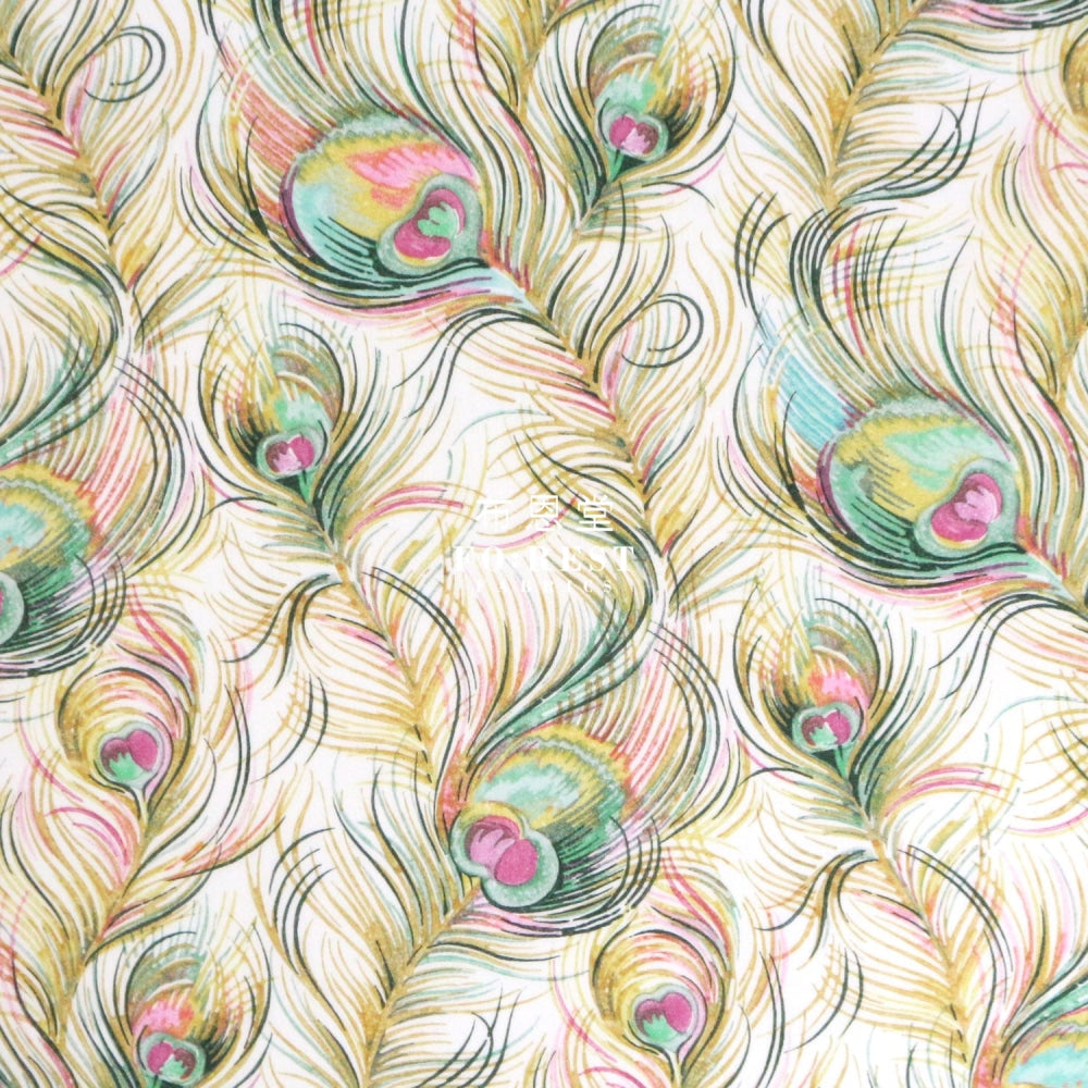 Liberty Of London (Cotton Tana Lawn Fabric) - Florentines Journey Green Cotton