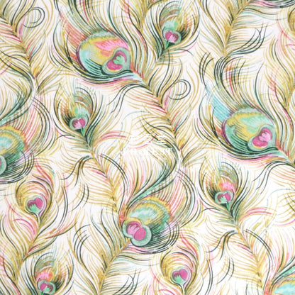 Liberty Of London (Cotton Tana Lawn Fabric) - Florentines Journey Green Cotton