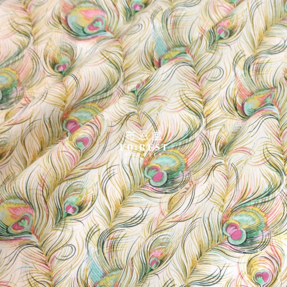 Liberty Of London (Cotton Tana Lawn Fabric) - Florentines Journey Green Cotton