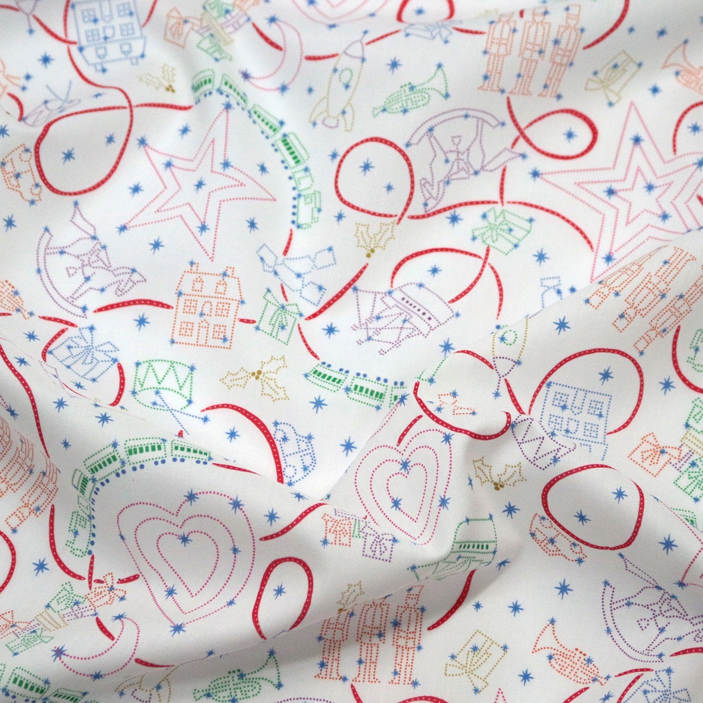 Liberty of London (Cotton Tana Lawn Fabric) - Gift express White - FO:REST Fabric 布恩堂Liberty fabrictana lawnjapanese fabricykk zipper