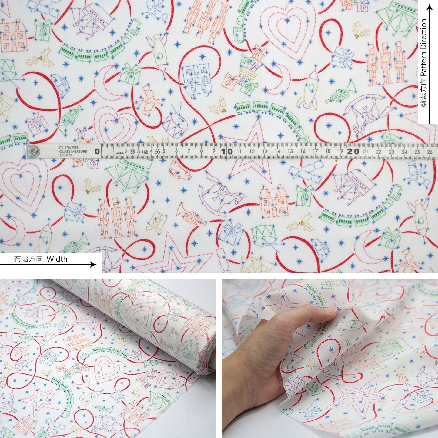 Liberty of London (Cotton Tana Lawn Fabric) - Gift express White - FO:REST Fabric 布恩堂Liberty fabrictana lawnjapanese fabricykk zipper
