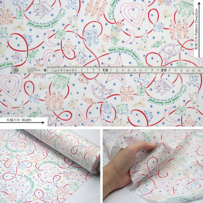 Liberty of London (Cotton Tana Lawn Fabric) - Gift express White - FO:REST Fabric 布恩堂Liberty fabrictana lawnjapanese fabricykk zipper