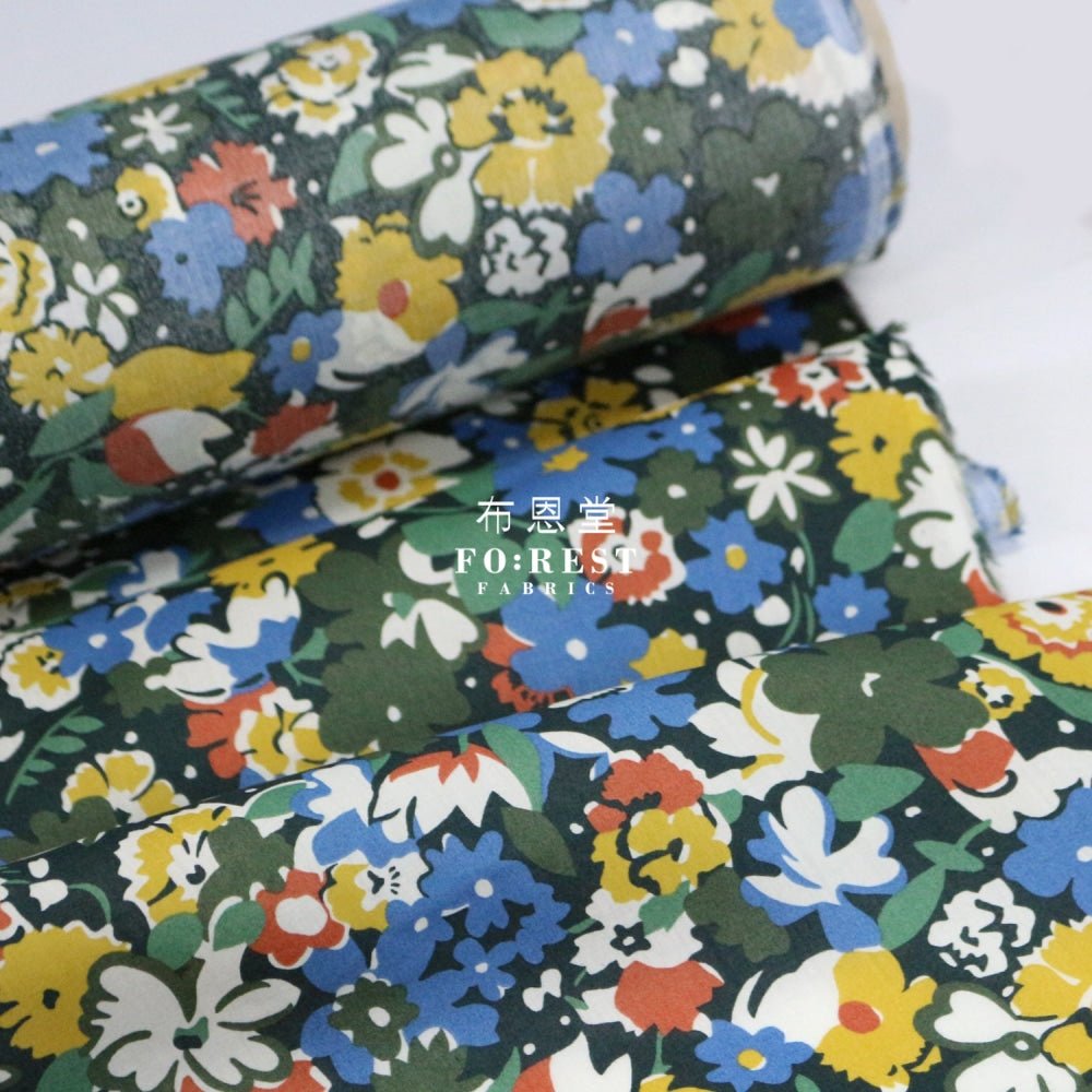 Liberty of London (Cotton Tana Lawn Fabric) - Gloria Lomo - FO:REST Fabric 布恩堂Liberty fabrictana lawnjapanese fabricykk zipper