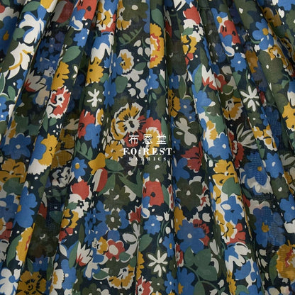 Liberty of London (Cotton Tana Lawn Fabric) - Gloria Lomo - FO:REST Fabric 布恩堂Liberty fabrictana lawnjapanese fabricykk zipper