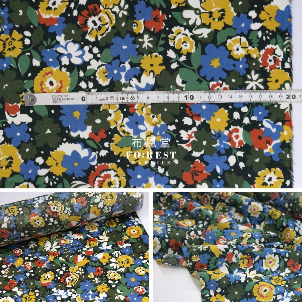 Liberty of London (Cotton Tana Lawn Fabric) - Gloria Lomo - FO:REST Fabric 布恩堂Liberty fabrictana lawnjapanese fabricykk zipper