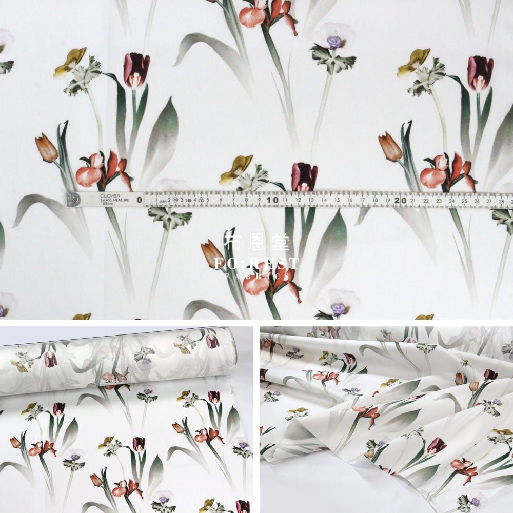 Liberty of London (Cotton Tana Lawn Fabric) - Healing Floral - FO:REST Fabric 布恩堂Liberty fabrictana lawnjapanese fabricykk zipper