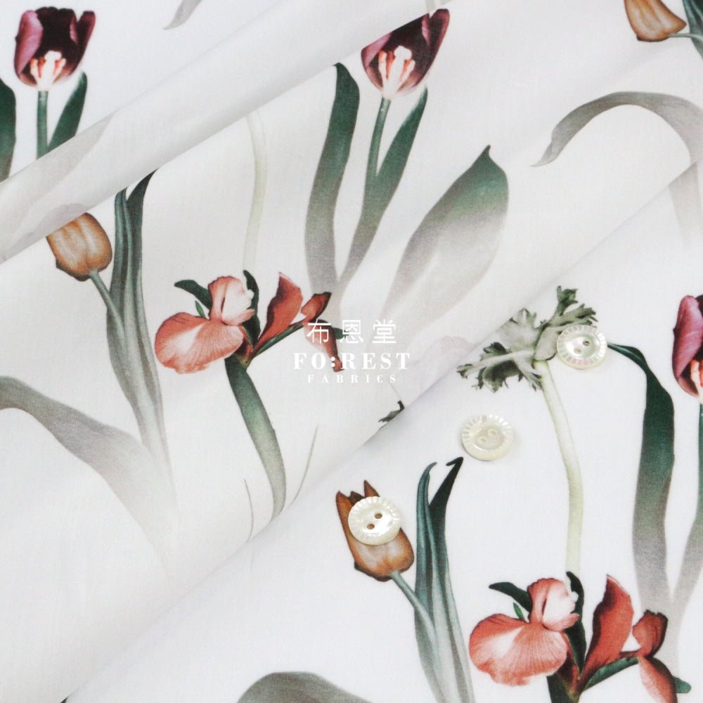 Liberty of London (Cotton Tana Lawn Fabric) - Healing Floral - FO:REST Fabric 布恩堂Liberty fabrictana lawnjapanese fabricykk zipper