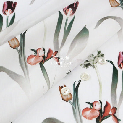 Liberty of London (Cotton Tana Lawn Fabric) - Healing Floral - FO:REST Fabric 布恩堂Liberty fabrictana lawnjapanese fabricykk zipper