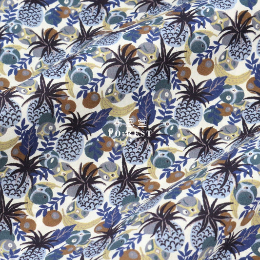 Liberty Of London (Cotton Tana Lawn Fabric) - Ibiza Berry Blue Cotton