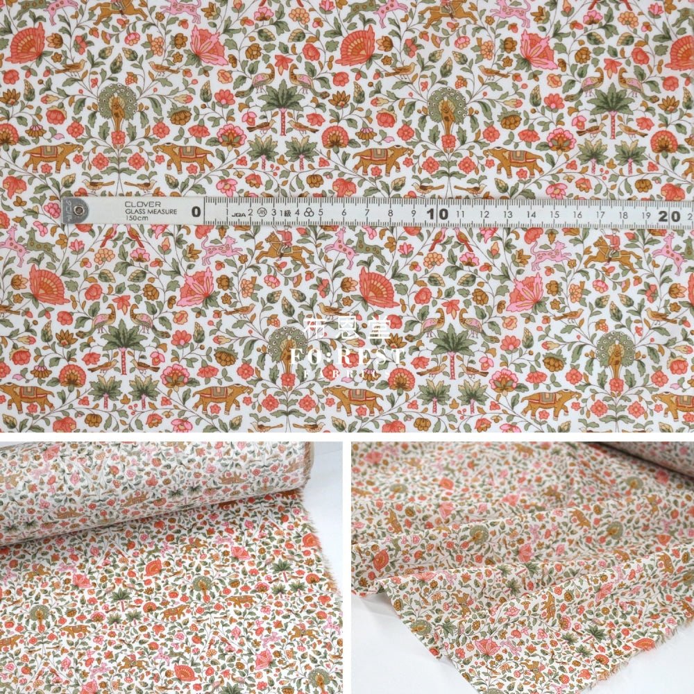 Liberty of London (Cotton Tana Lawn Fabric) - Imran - FO:REST Fabric 布恩堂Liberty fabrictana lawnjapanese fabricykk zipper