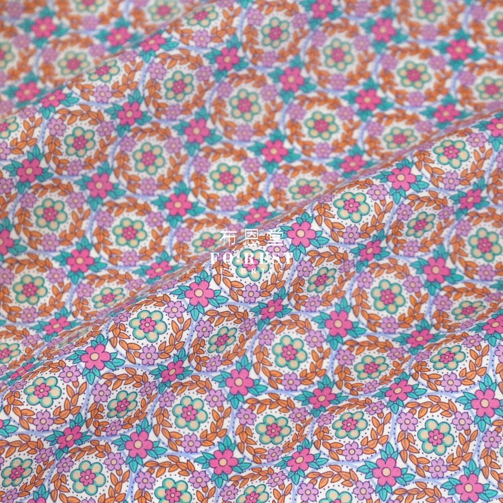 Liberty of London (Cotton Tana Lawn Fabric) - Jessie's Jewel Purple - FO:REST Fabric 布恩堂Liberty fabrictana lawnjapanese fabricykk zipper