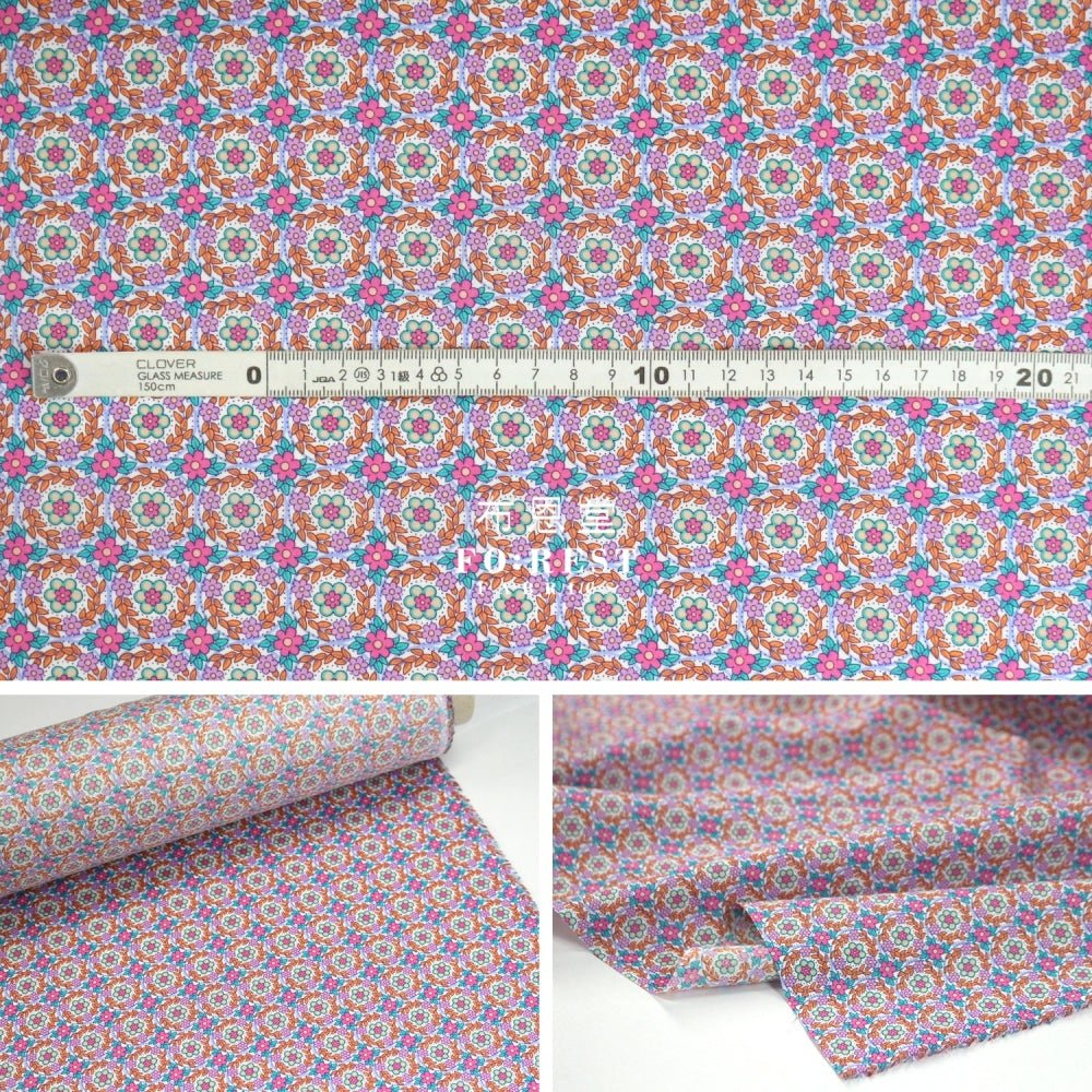 Liberty of London (Cotton Tana Lawn Fabric) - Jessie's Jewel Purple - FO:REST Fabric 布恩堂Liberty fabrictana lawnjapanese fabricykk zipper