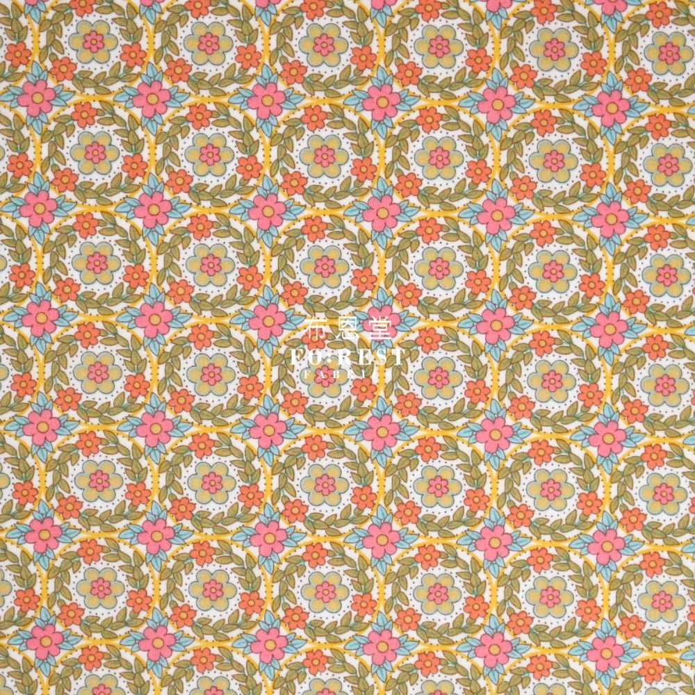 Liberty of London (Cotton Tana Lawn Fabric) - Jessie's Jewel - FO:REST Fabric 布恩堂Liberty fabrictana lawnjapanese fabricykk zipper