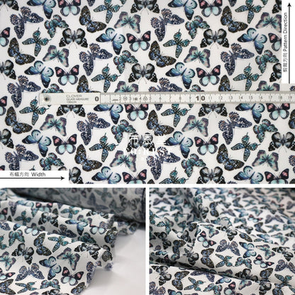 Liberty Of London (Cotton Tana Lawn Fabric) - Julie Butterfly Cotton