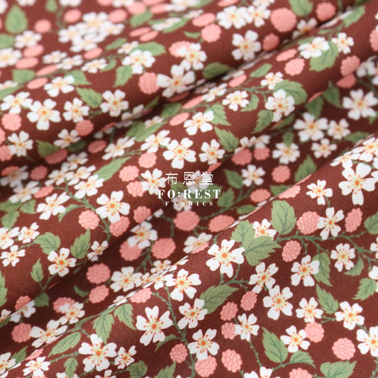 Liberty Of London (Cotton Tana Lawn Fabric) - Karens Choice Wine Cotton