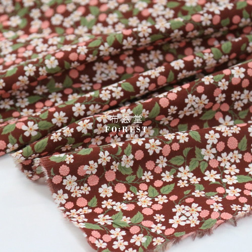 Liberty of London (Cotton Tana Lawn Fabric) - Karen's Choice Wine - FO:REST Fabric 布恩堂Liberty fabrictana lawnjapanese fabricykk zipper