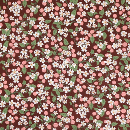 Liberty of London (Cotton Tana Lawn Fabric) - Karen's Choice Wine - FO:REST Fabric 布恩堂Liberty fabrictana lawnjapanese fabricykk zipper