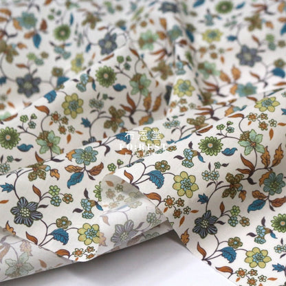Liberty of London (Cotton Tana Lawn Fabric) - Katherine Court - FO:REST Fabric 布恩堂Liberty fabrictana lawnjapanese fabricykk zipper