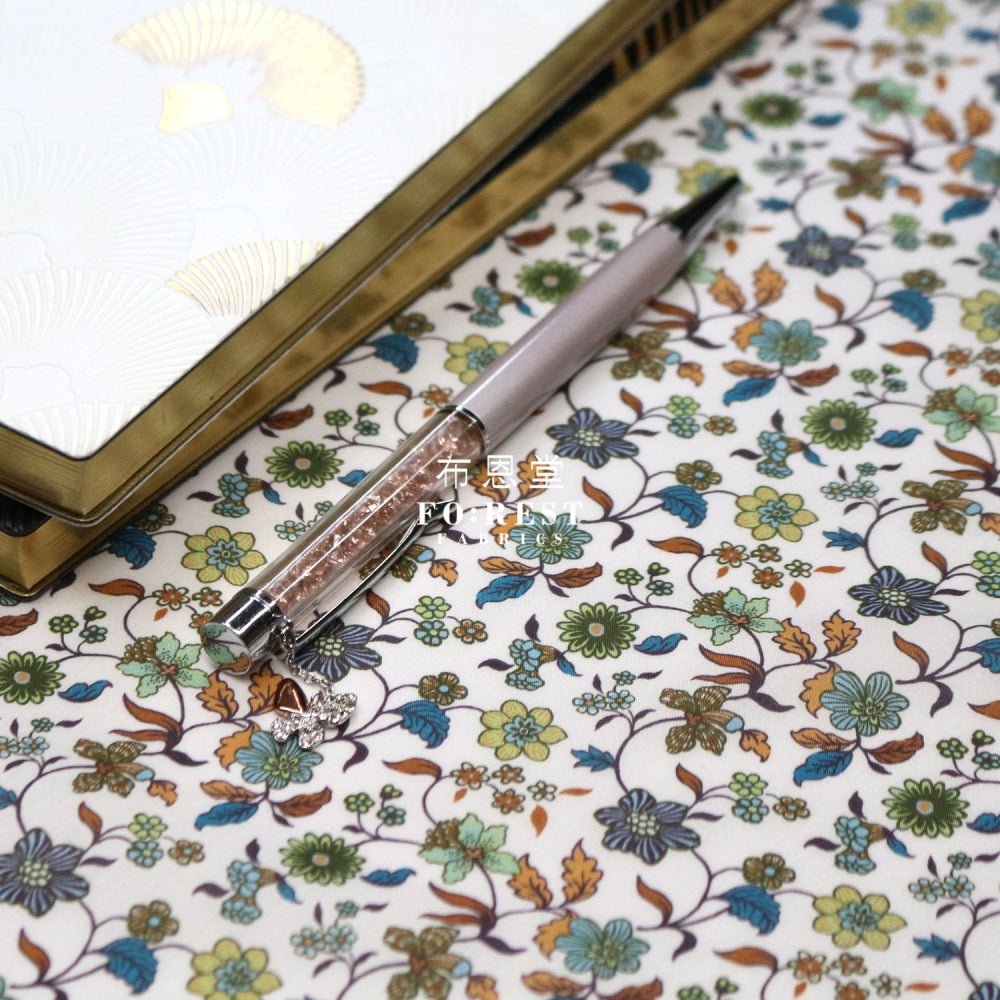 Liberty of London (Cotton Tana Lawn Fabric) - Katherine Court - FO:REST Fabric 布恩堂Liberty fabrictana lawnjapanese fabricykk zipper