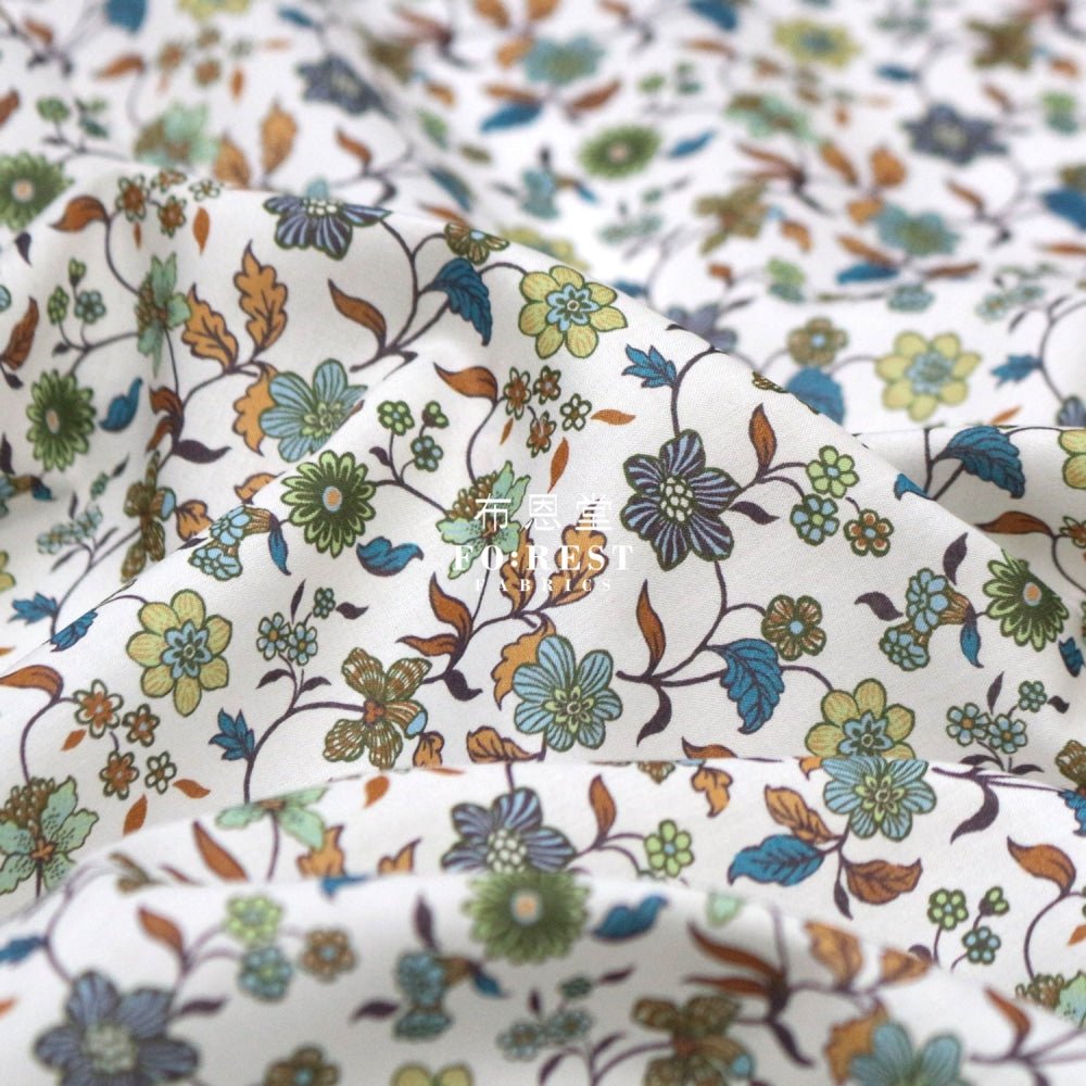 Liberty of London (Cotton Tana Lawn Fabric) - Katherine Court - FO:REST Fabric 布恩堂Liberty fabrictana lawnjapanese fabricykk zipper