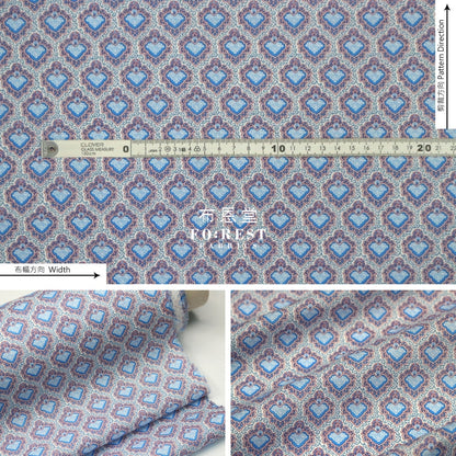 Liberty Of London (Cotton Tana Lawn Fabric) - King Hearts Blue Cotton