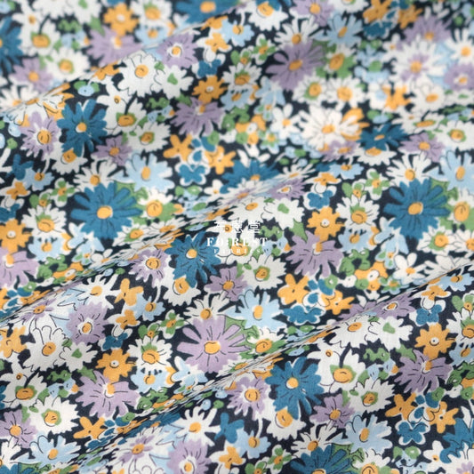 Liberty Of London (Cotton Tana Lawn Fabric) - Libby Blue Cotton