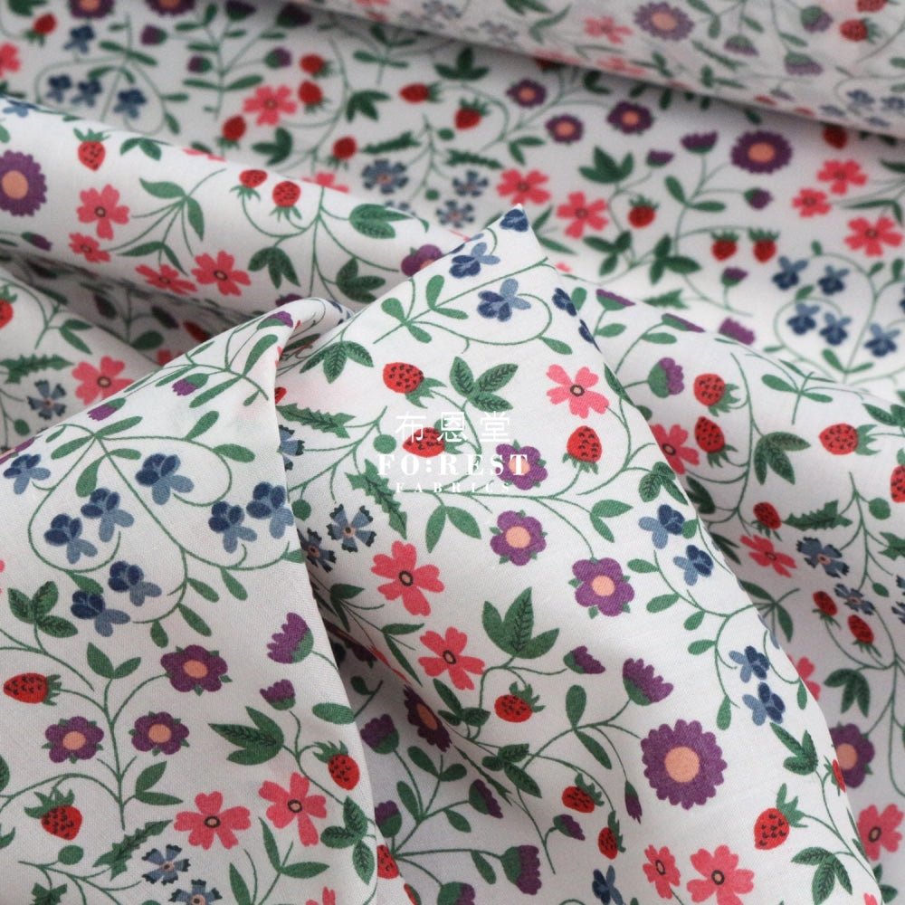 Liberty of London (Cotton Tana Lawn Fabric) - Little Mirabelle A - FO:REST Fabric 布恩堂Liberty fabrictana lawnjapanese fabricykk zipper