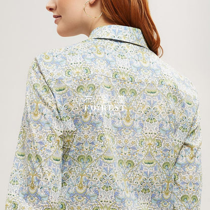 Liberty Of London (Cotton Tana Lawn Fabric) - Lodden Green Cotton