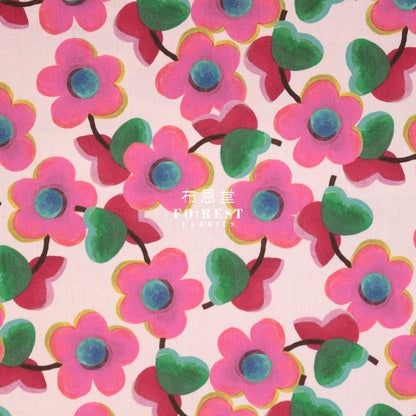 Liberty Of London (Cotton Tana Lawn Fabric) - Love Pop Pink Cotton