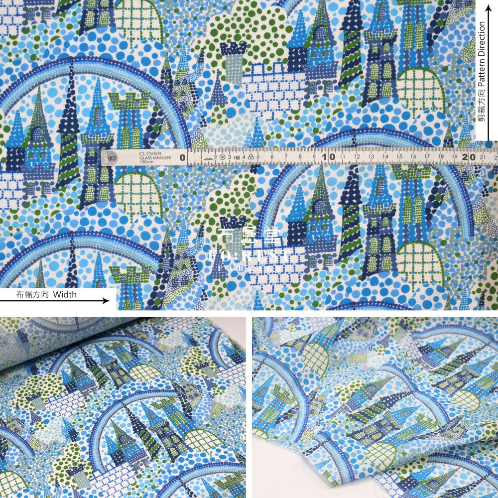 Liberty Of London (Cotton Tana Lawn Fabric) - Magical Mystery Blue Cotton