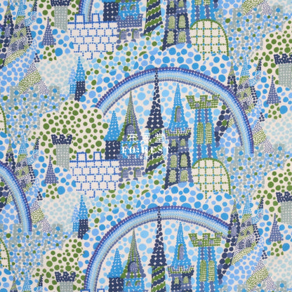 Liberty Of London (Cotton Tana Lawn Fabric) - Magical Mystery Blue Cotton