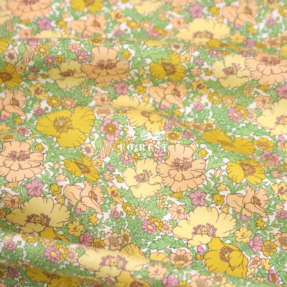 Liberty Of London (Cotton Tana Lawn Fabric) - Meadow Song B Cotton