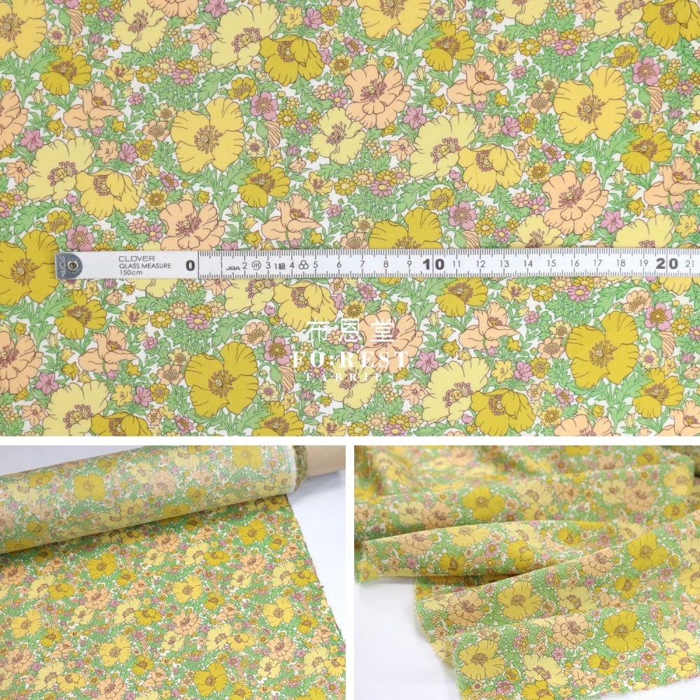 Liberty Of London (Cotton Tana Lawn Fabric) - Meadow Song B Cotton