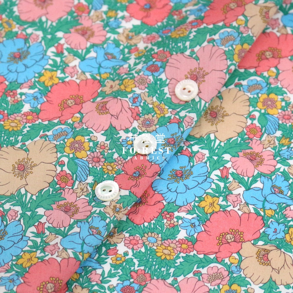 Liberty Of London (Cotton Tana Lawn Fabric) - Meadow Song C Cotton