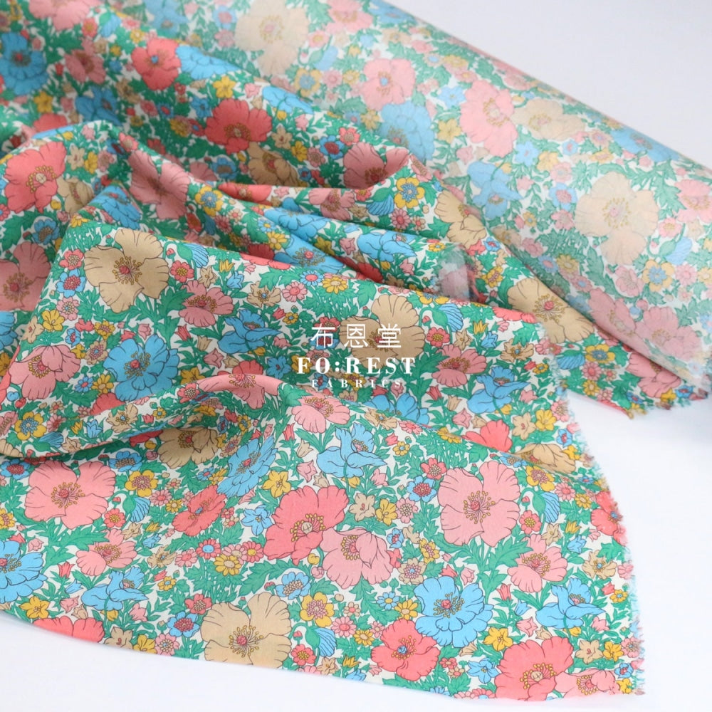 Liberty Of London (Cotton Tana Lawn Fabric) - Meadow Song C Cotton