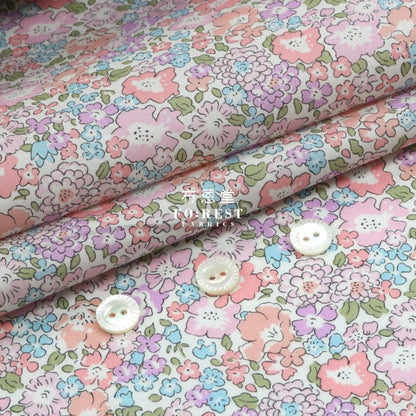 Liberty of London (Cotton Tana Lawn Fabric) - Michelle Pink - FO:REST Fabric 布恩堂Liberty fabrictana lawnjapanese fabricykk zipper