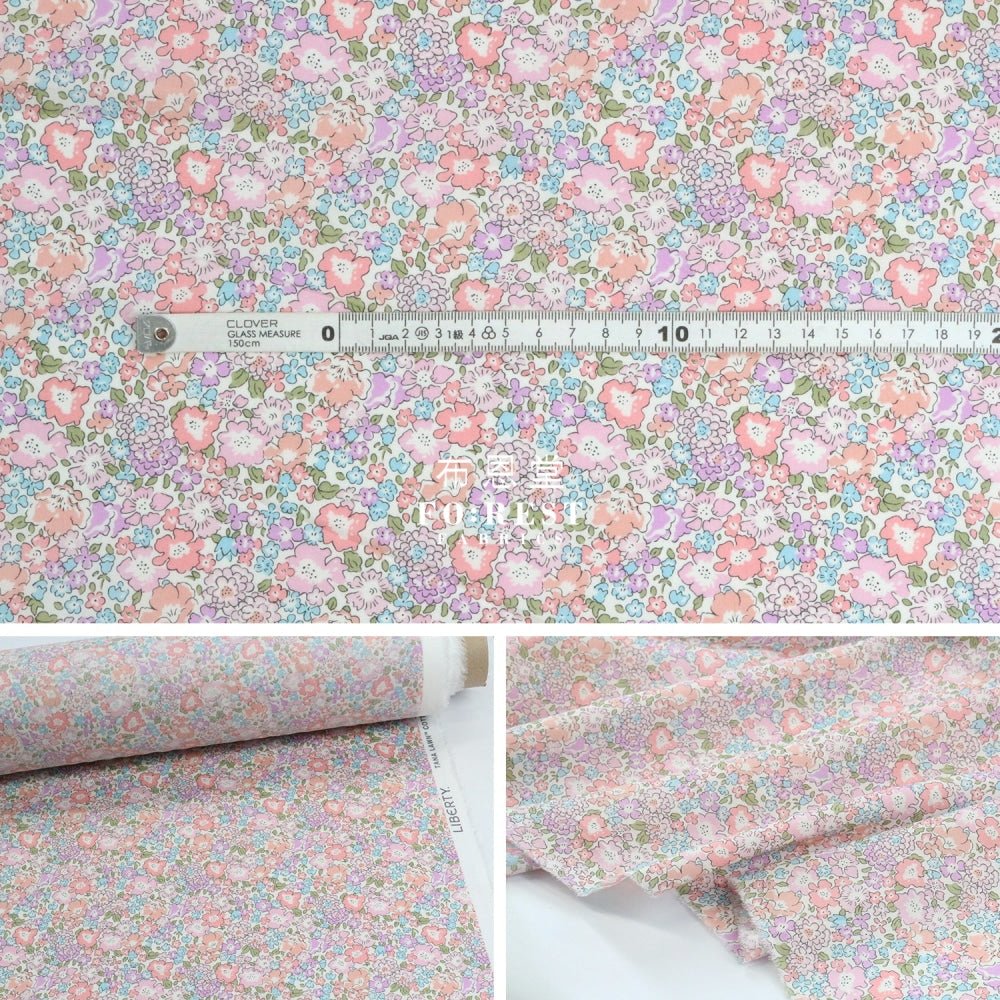 Liberty of London (Cotton Tana Lawn Fabric) - Michelle Pink - FO:REST Fabric 布恩堂Liberty fabrictana lawnjapanese fabricykk zipper