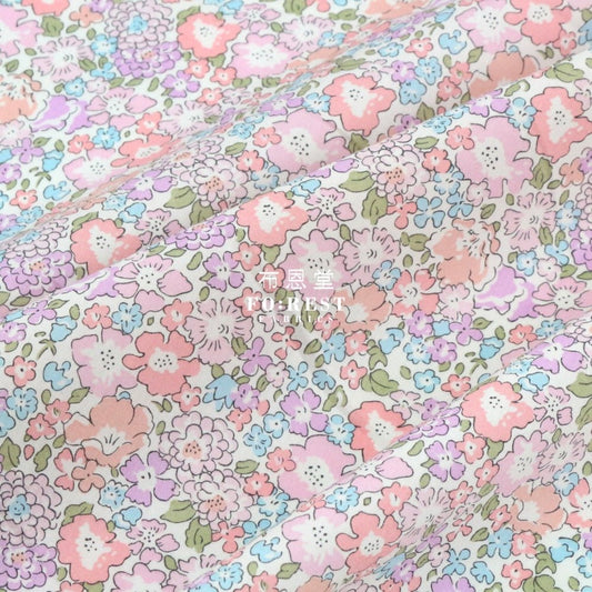 Liberty of London (Cotton Tana Lawn Fabric) - Michelle Pink - FO:REST Fabric 布恩堂Liberty fabrictana lawnjapanese fabricykk zipper